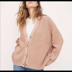 Cotton cocoon cardigan